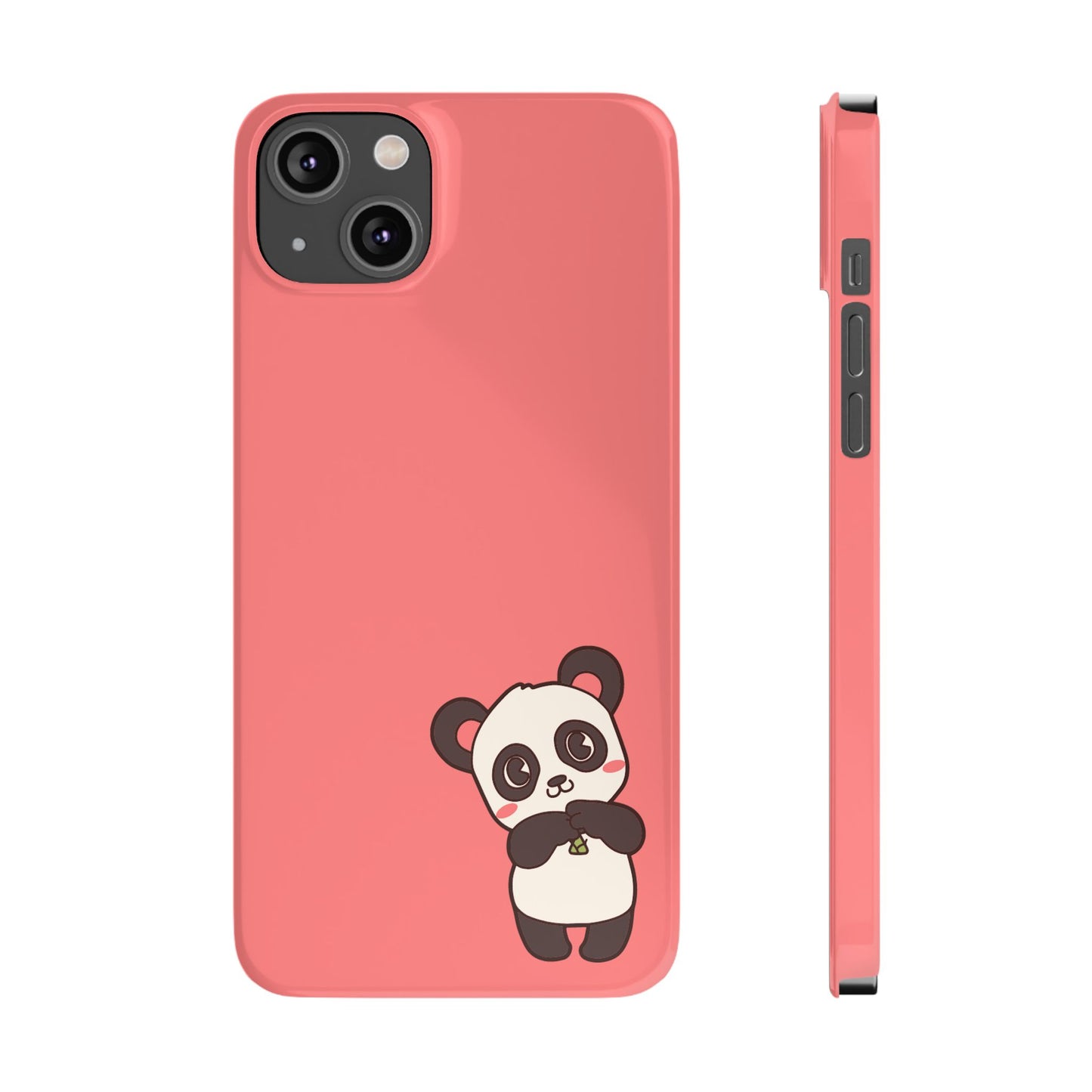 Cute Panda #36-Slim iPhone Cases