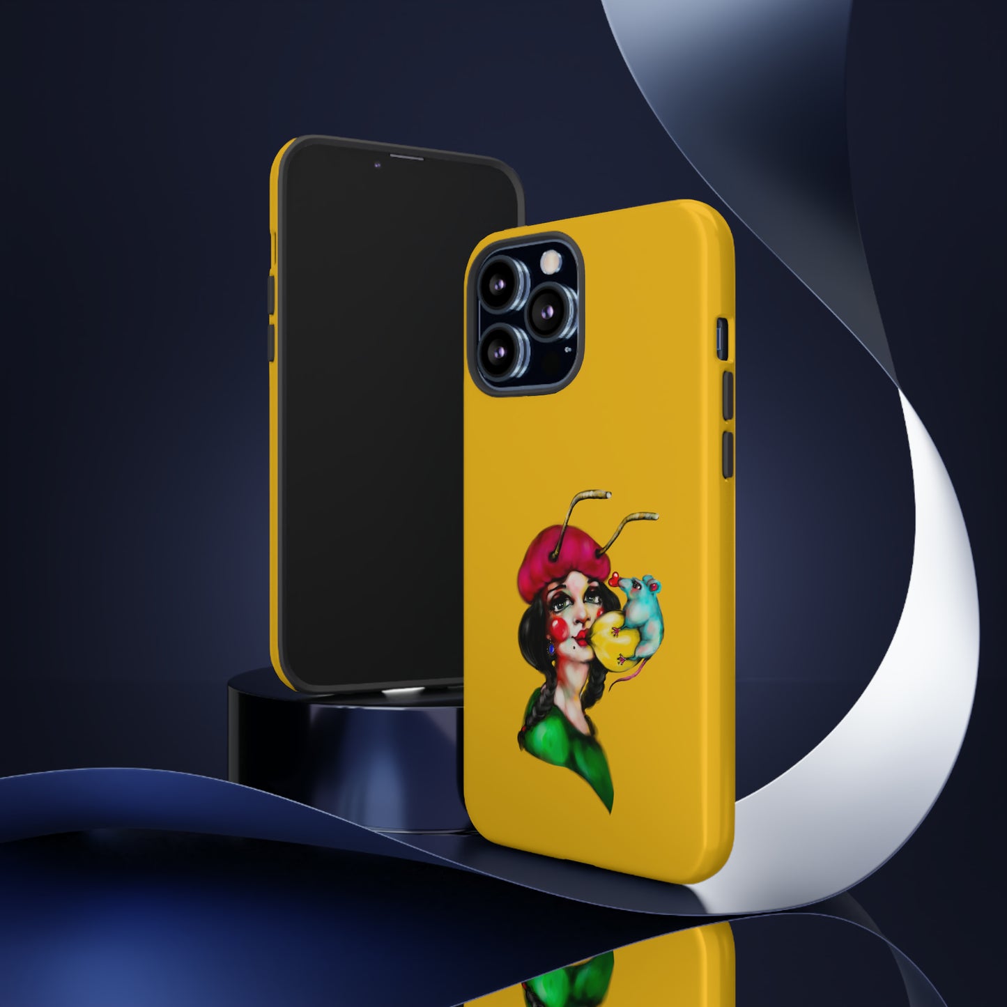 Design #211 Yellow BKG-Tough Cases