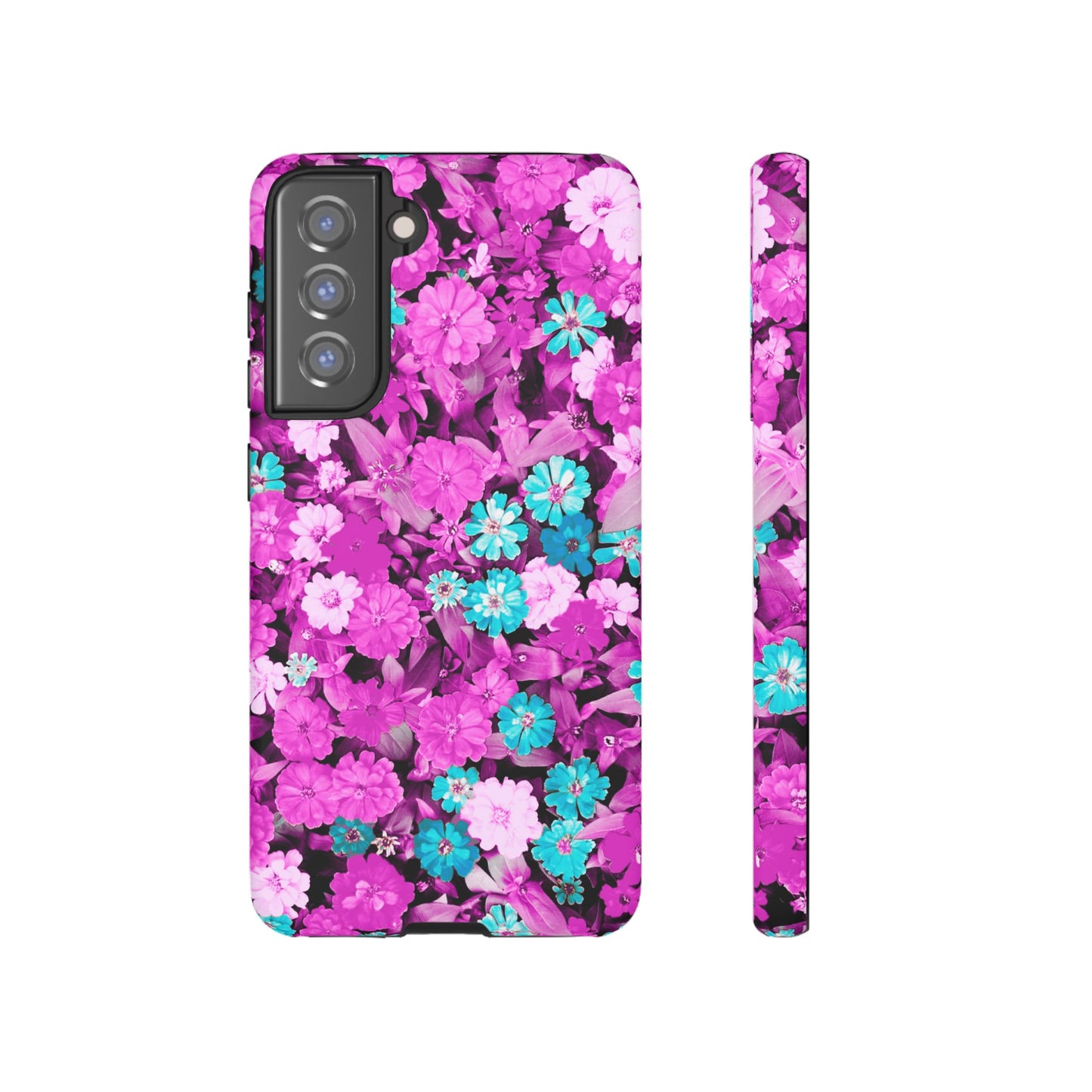 Lucid Flowers #22-Tough Cases iPhone Samsung Google Pixel