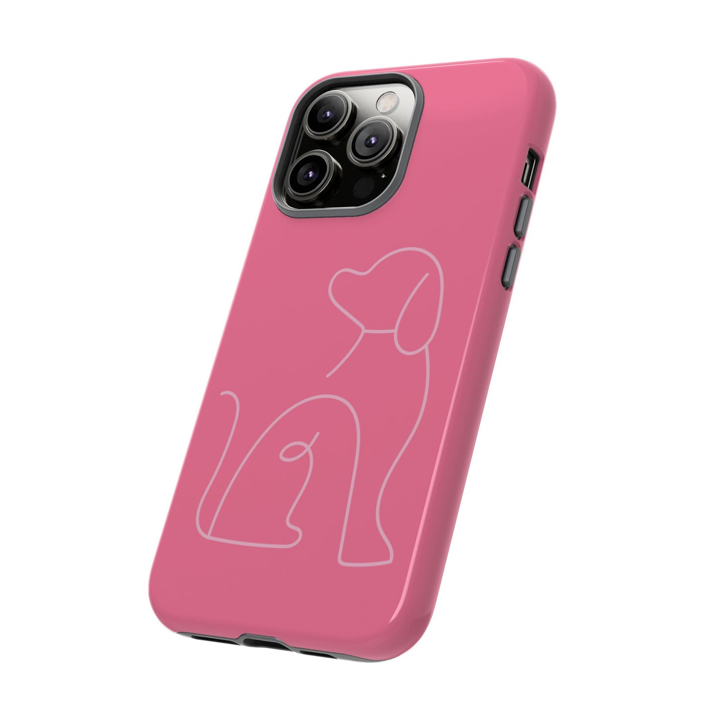 Pink Pup #10-Tough Cases iPhone Samsung Google Pixel