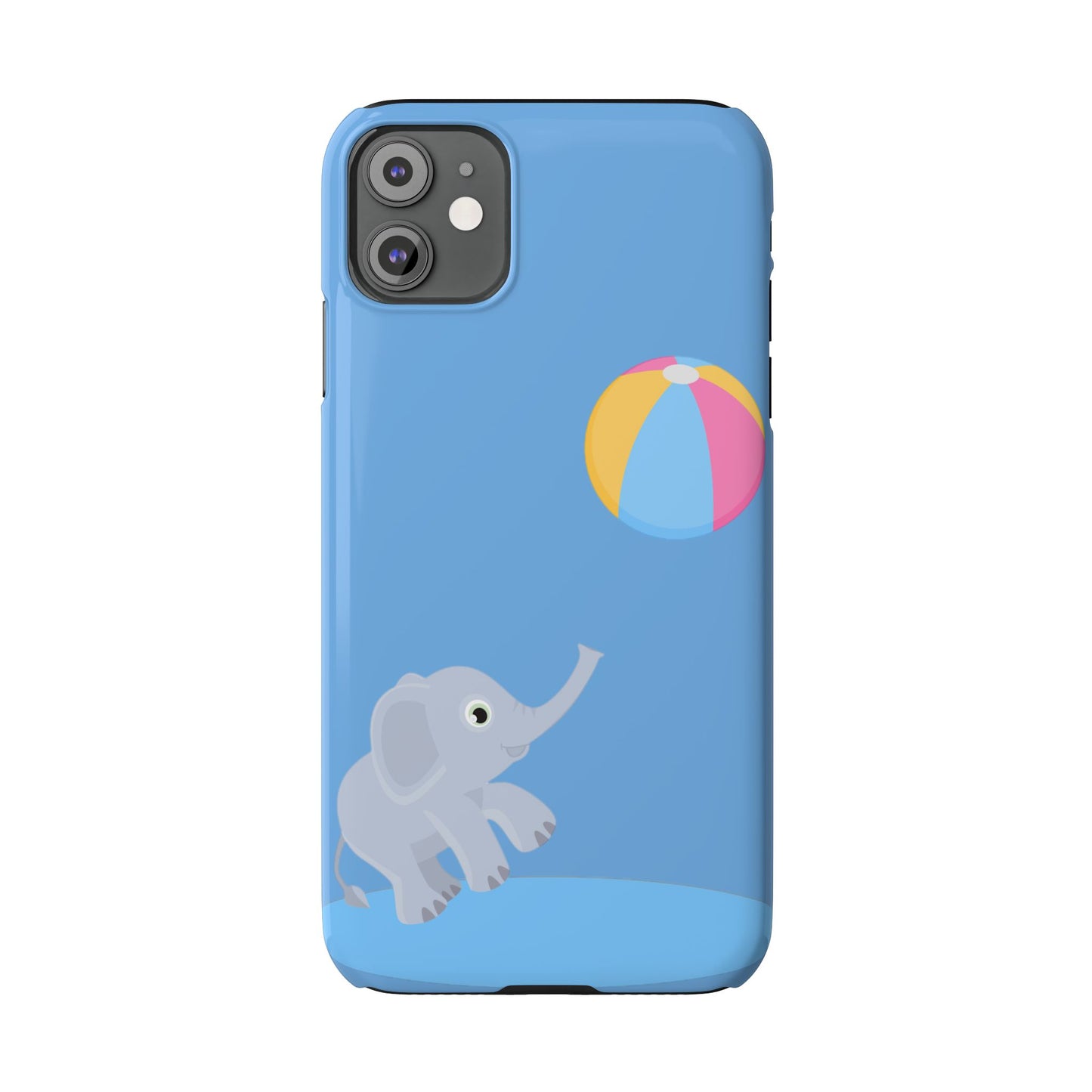 Playful Elephant-Slim iPhone Cases