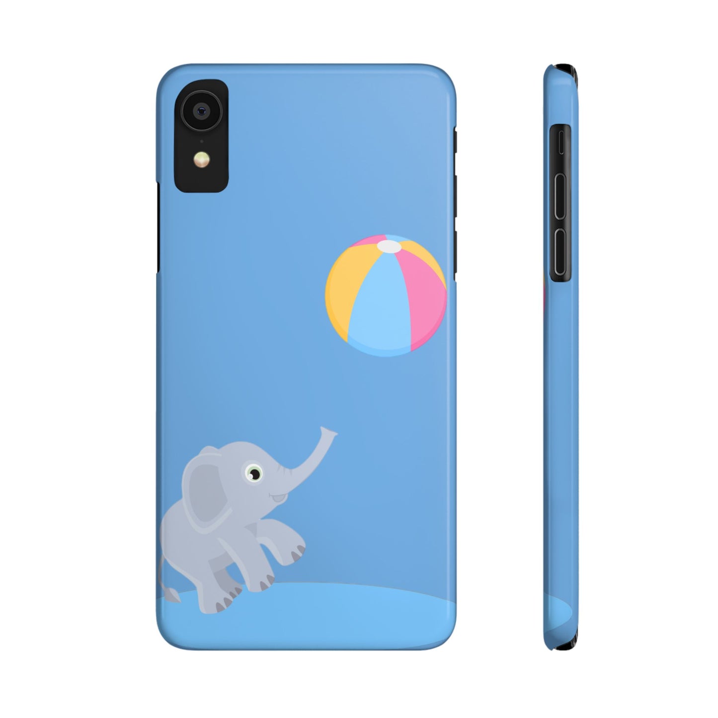 Playful Elephant-Slim iPhone Cases