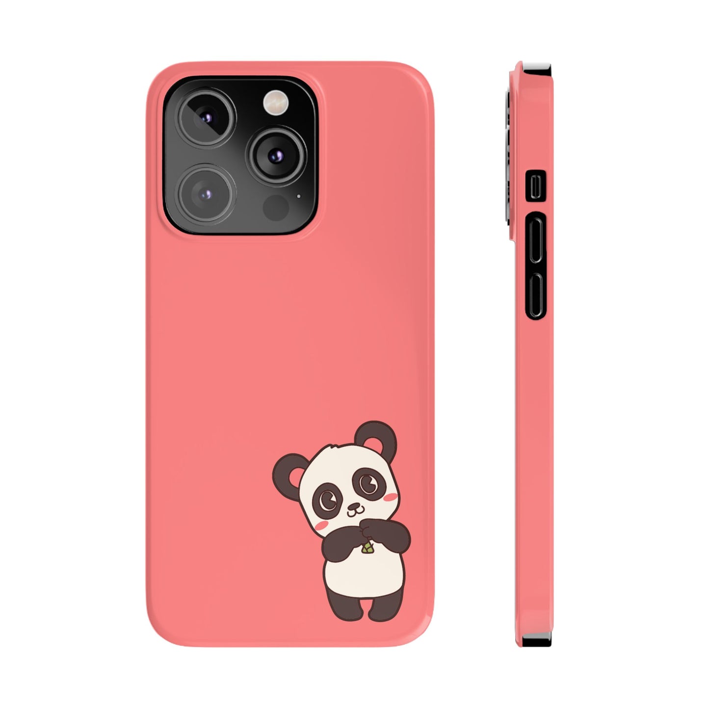 Cute Panda #36-Slim iPhone Cases