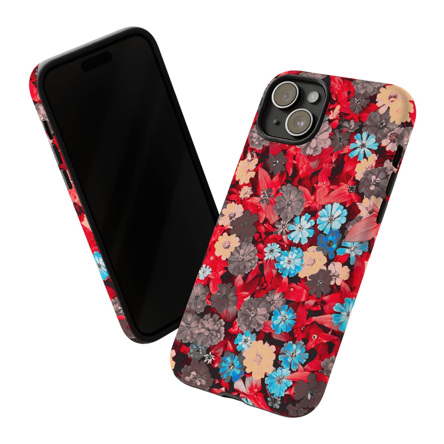 Lucid Flowers #23-Tough Cases iPhone Samsung Google Pixel