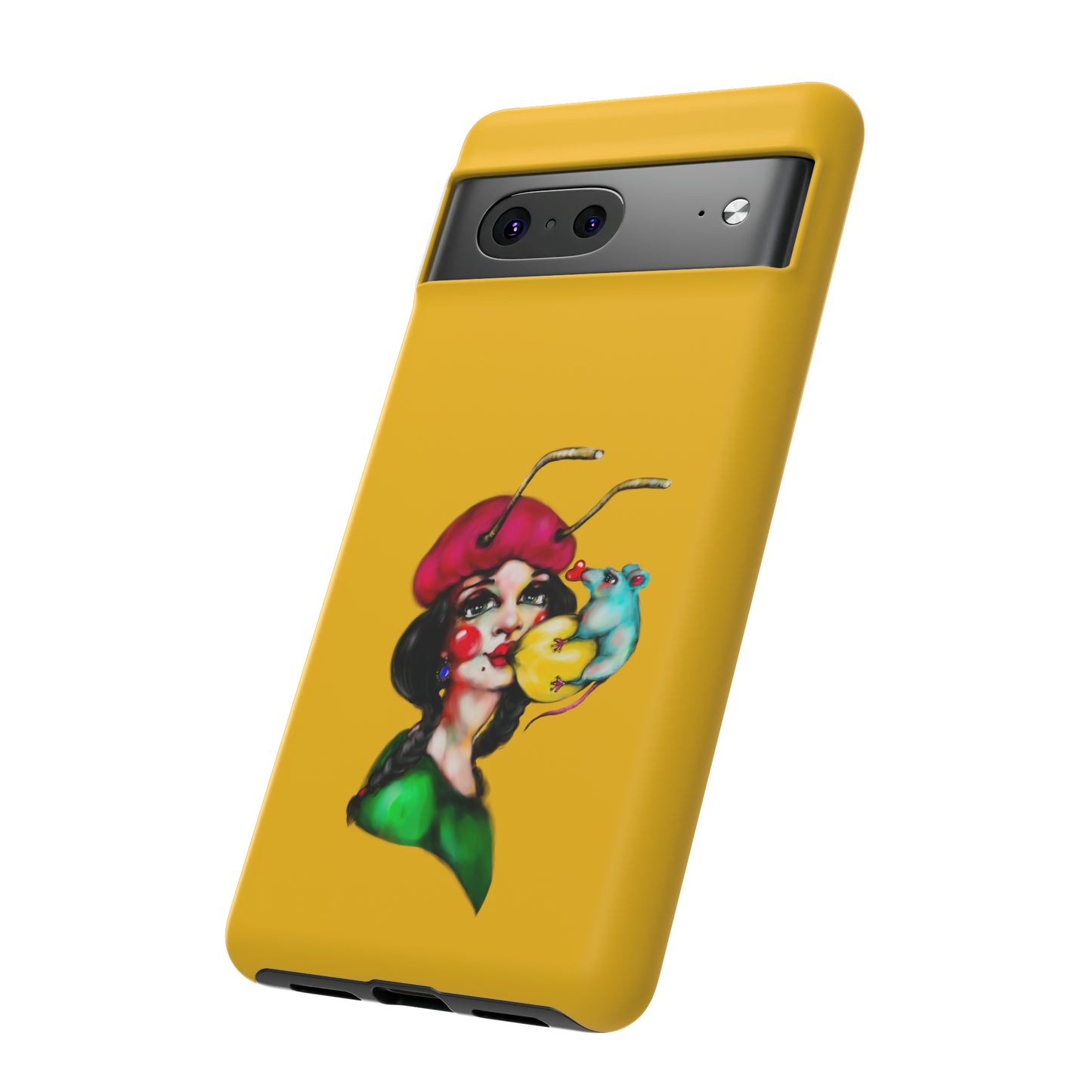 Design #211 Yellow BKG-Tough Cases