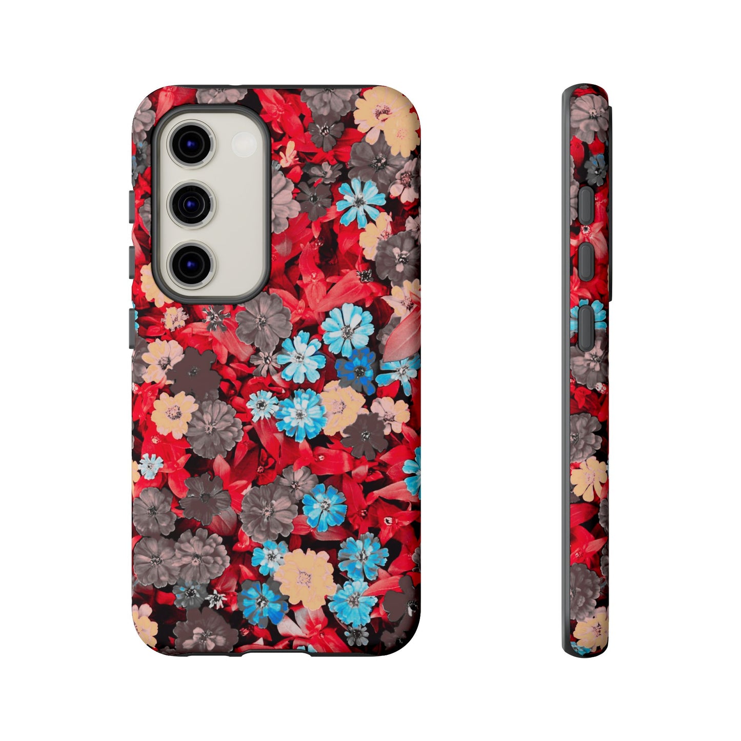 Lucid Flowers #23-Tough Cases iPhone Samsung Google Pixel