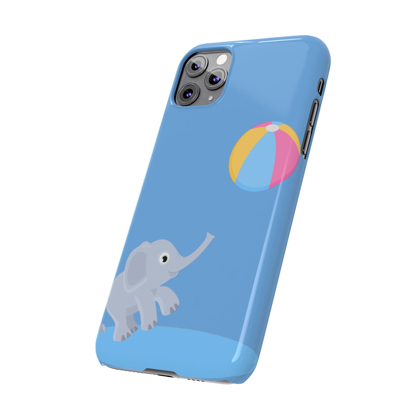 Playful Elephant-Slim iPhone Cases