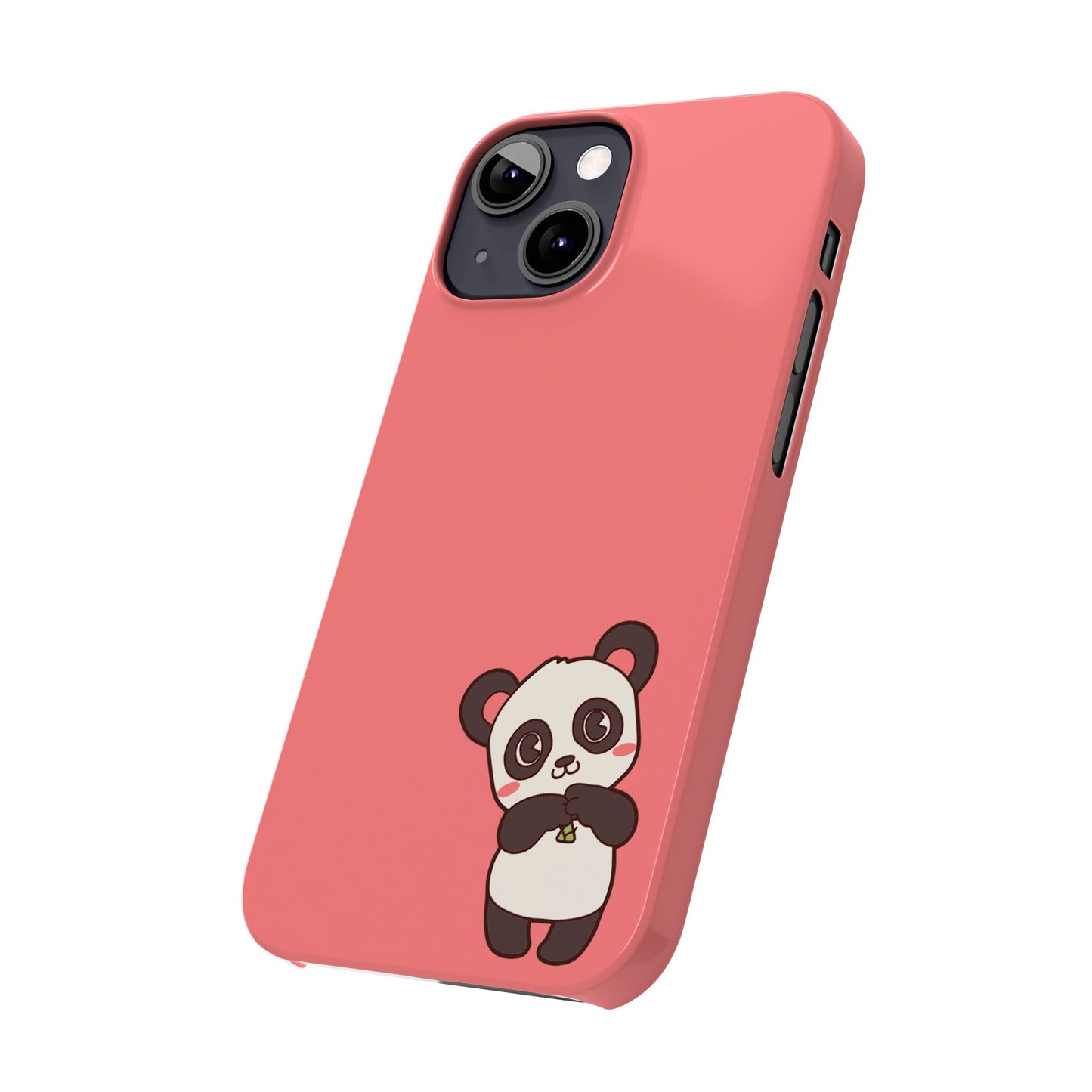 Cute Panda #36-Slim iPhone Cases