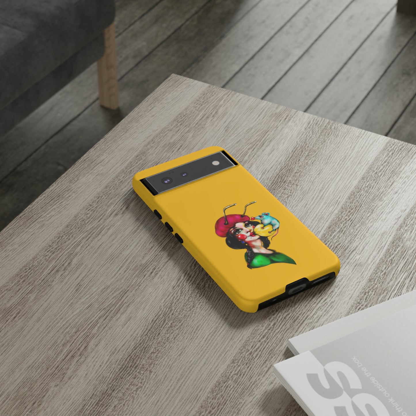 Design #211 Yellow BKG-Tough Cases