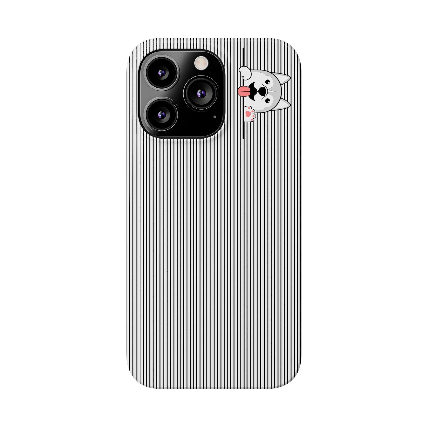 Cute Husky-Slim iPhone Cases