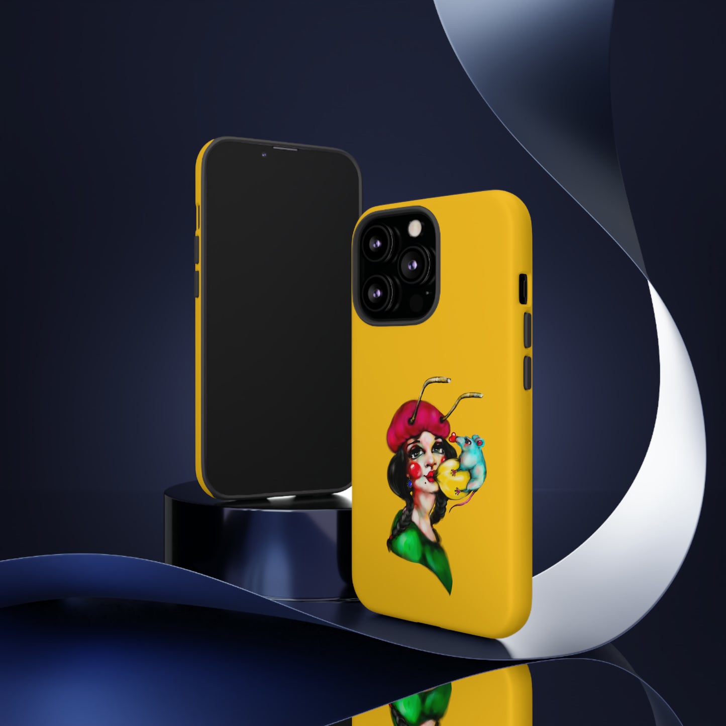 Design #211 Yellow BKG-Tough Cases