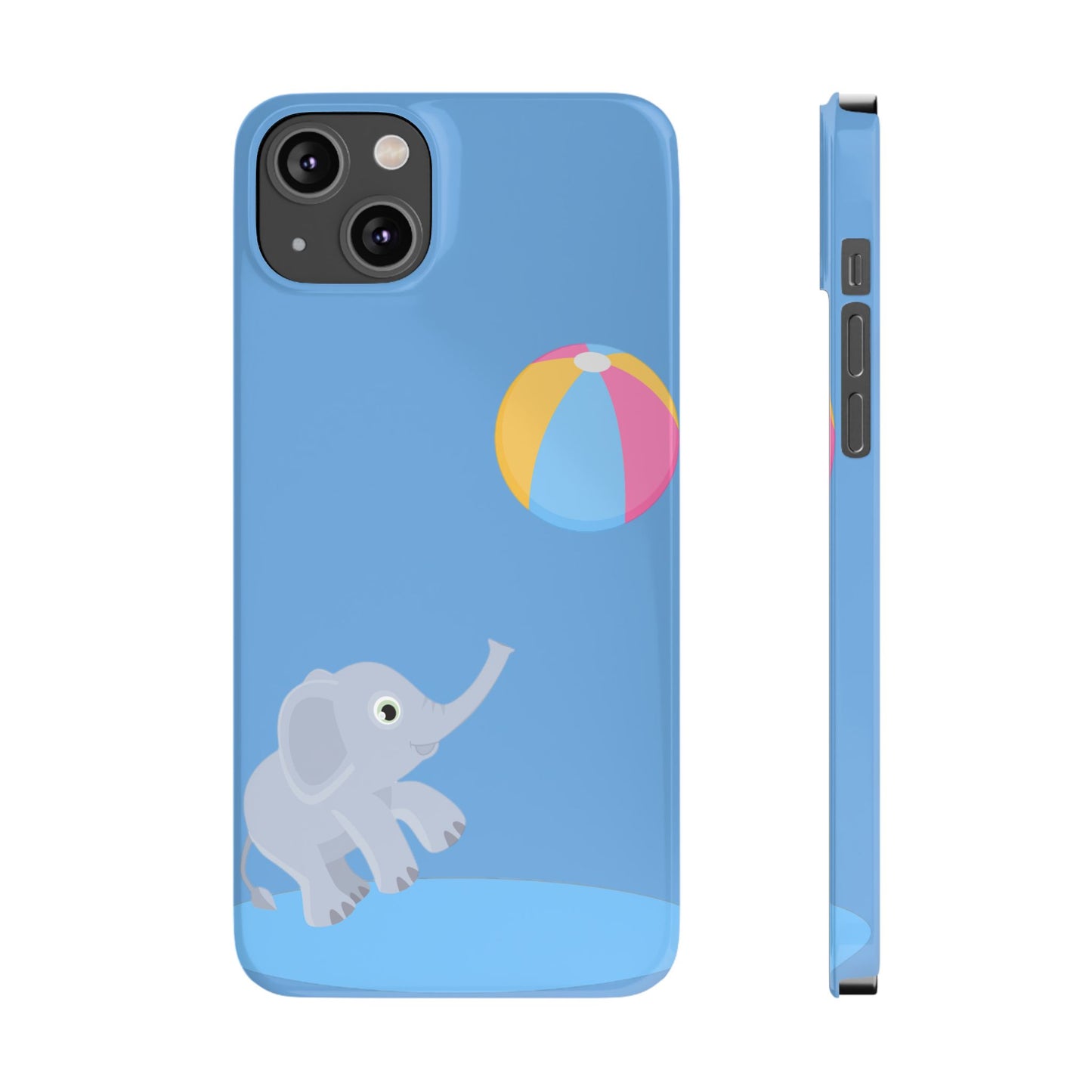 Playful Elephant-Slim iPhone Cases