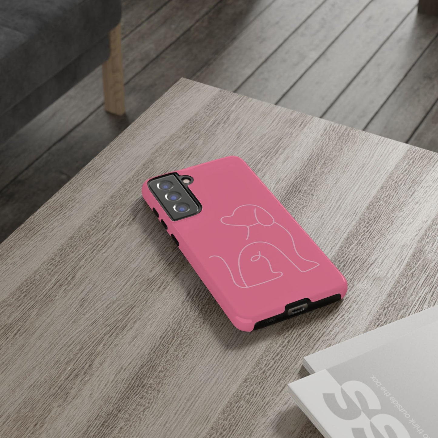 Pink Pup #10-Tough Cases iPhone Samsung Google Pixel