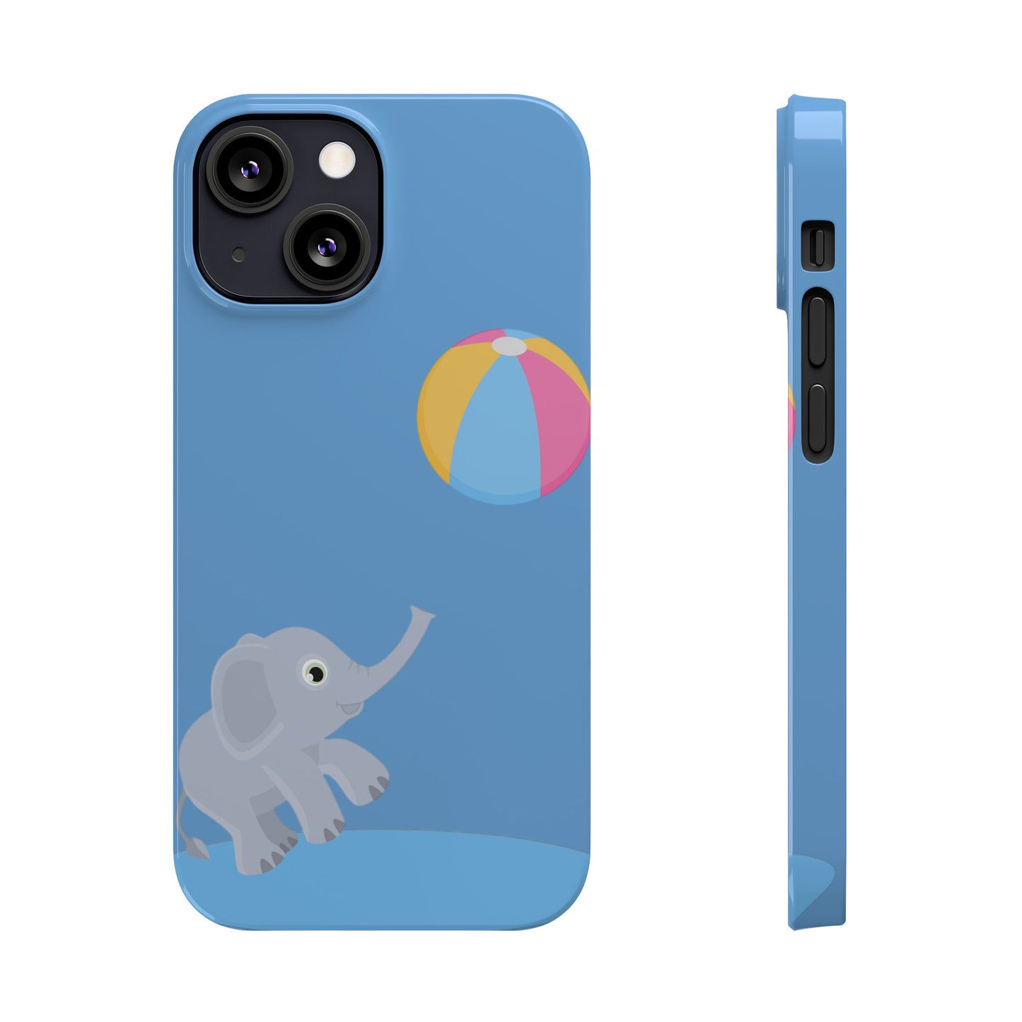 Playful Elephant-Slim iPhone Cases