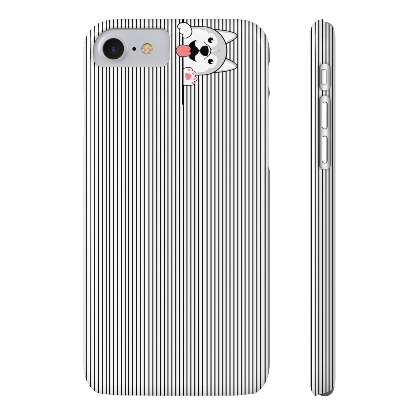 Cute Husky-Slim iPhone Cases