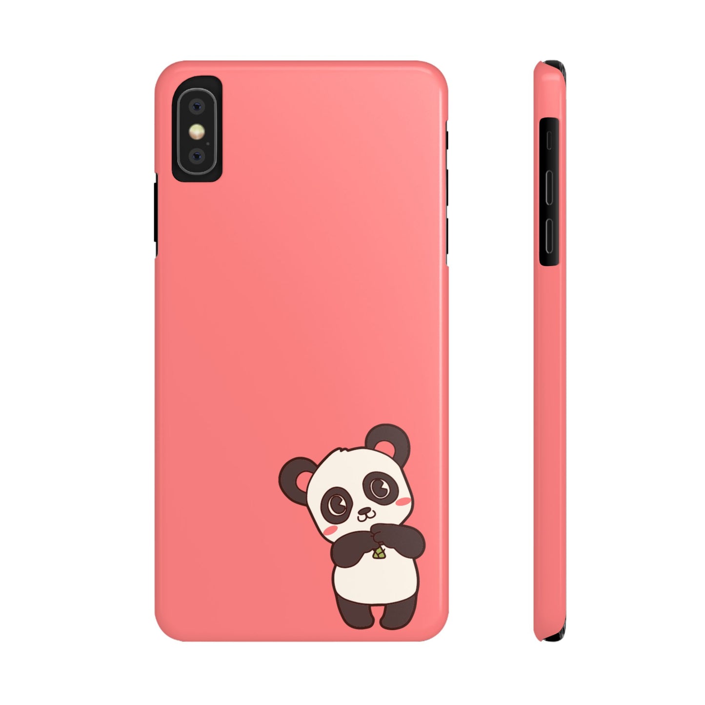 Cute Panda #36-Slim iPhone Cases