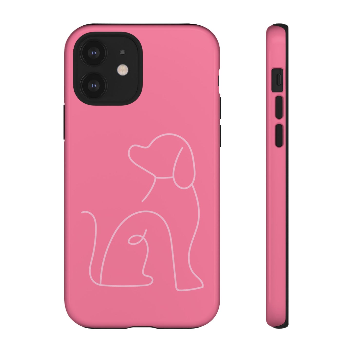 Pink Pup #10-Tough Cases iPhone Samsung Google Pixel