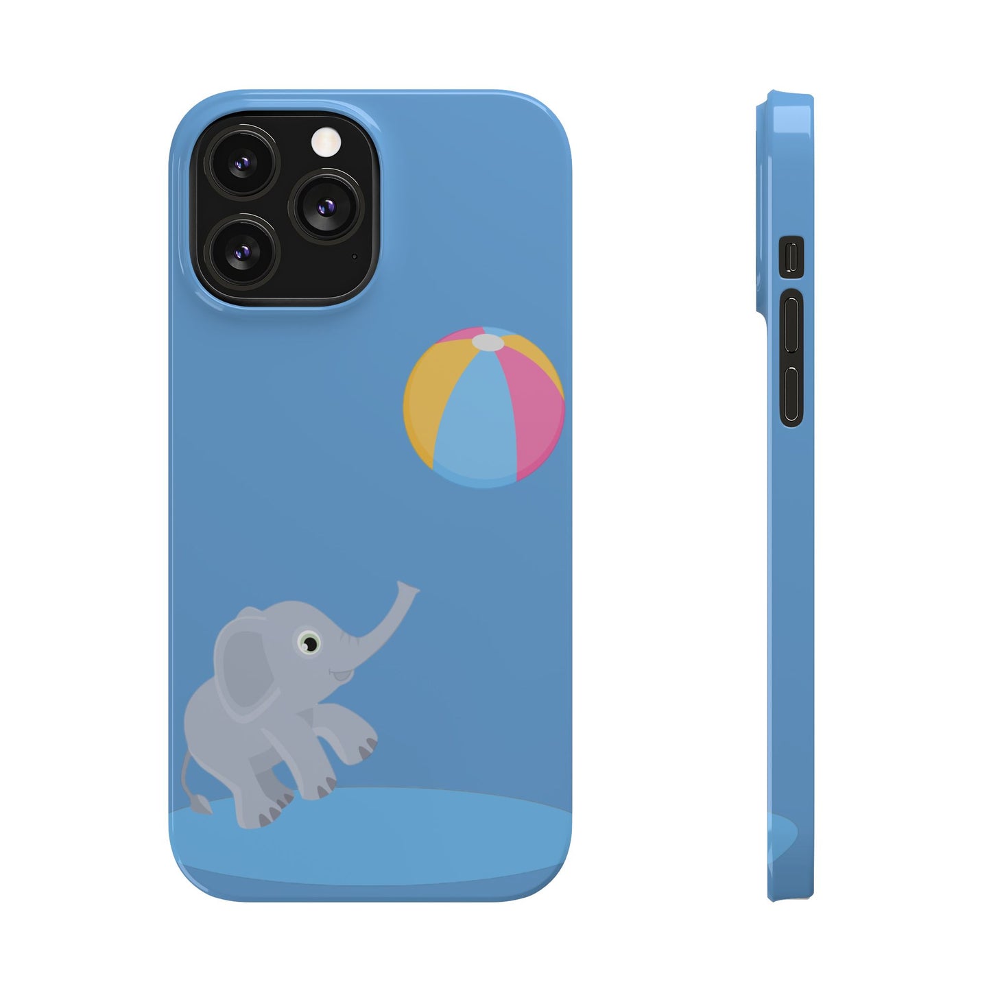 Playful Elephant-Slim iPhone Cases