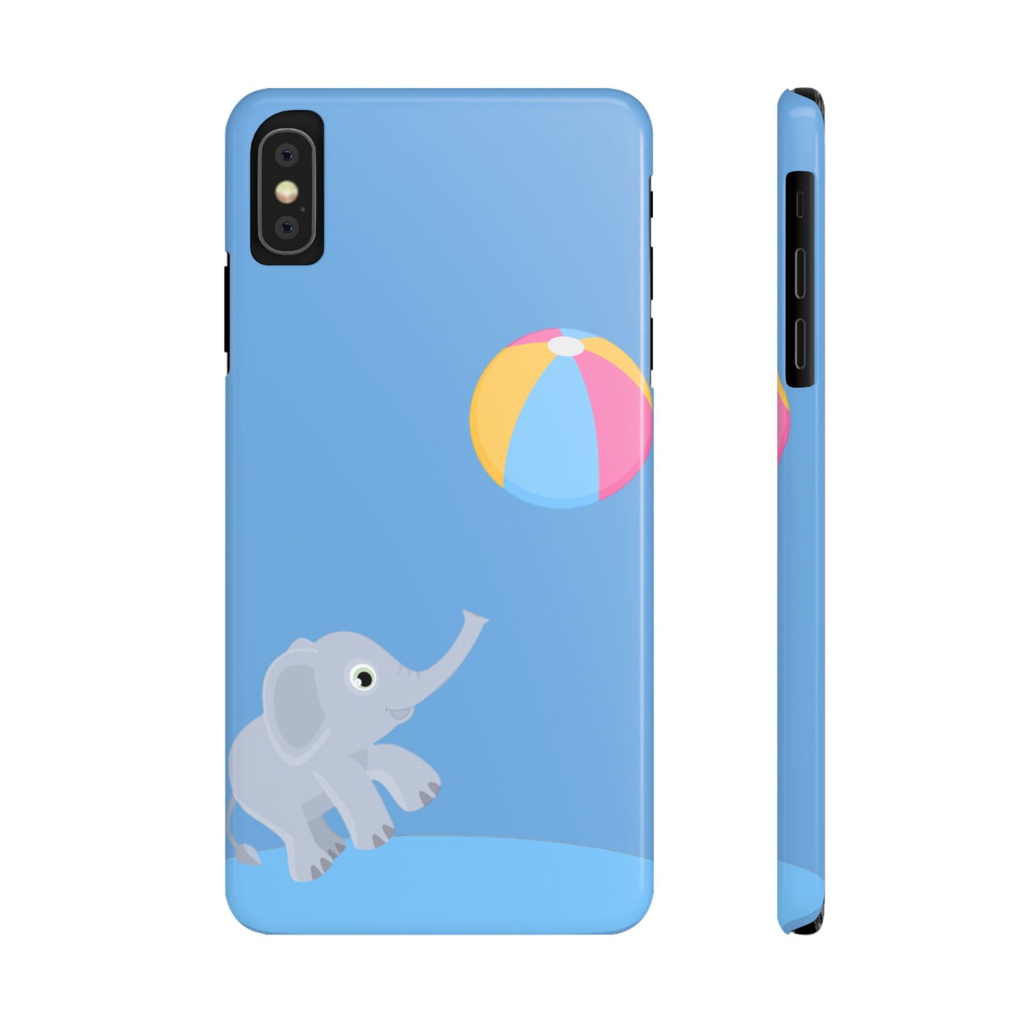 Playful Elephant-Slim iPhone Cases