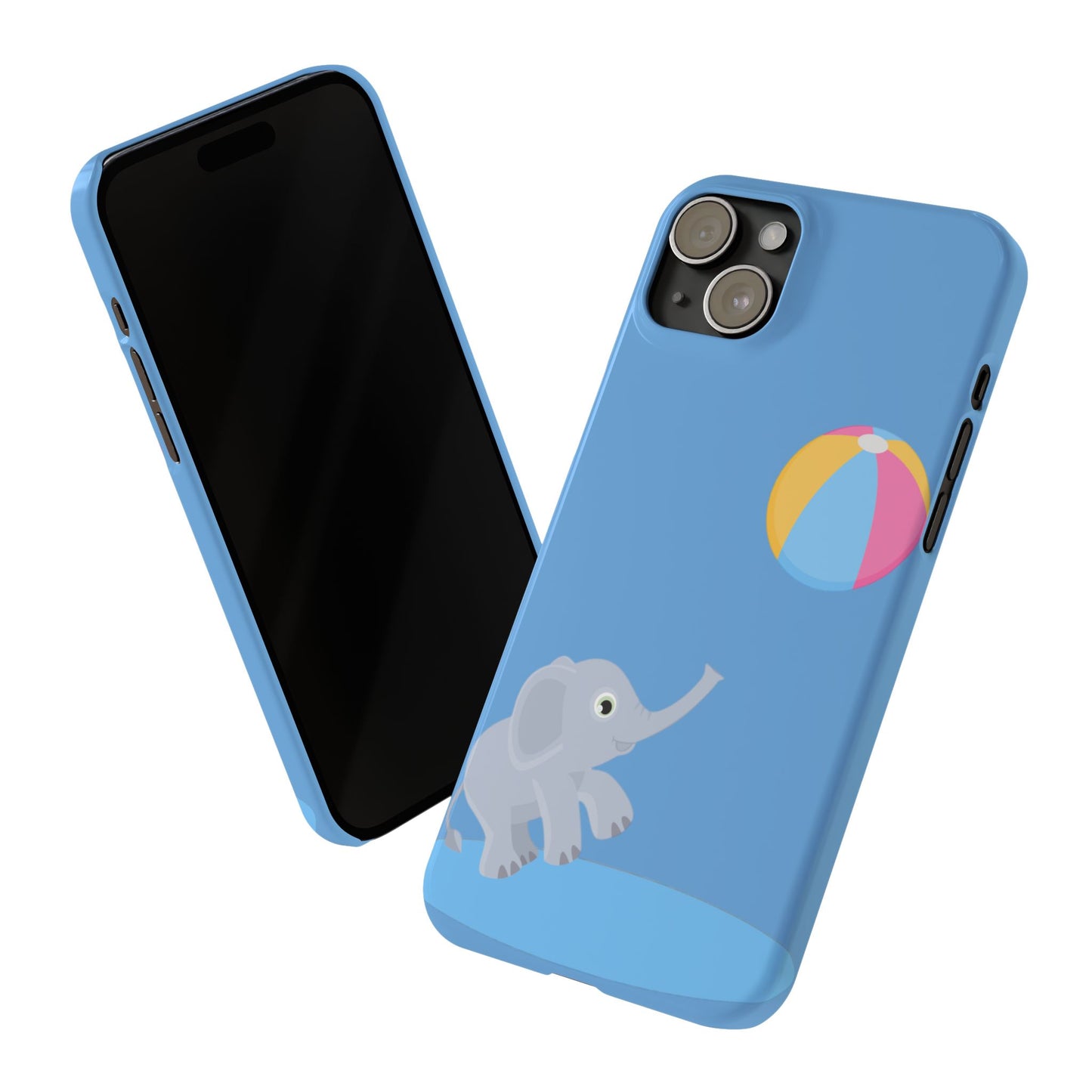 Playful Elephant-Slim iPhone Cases