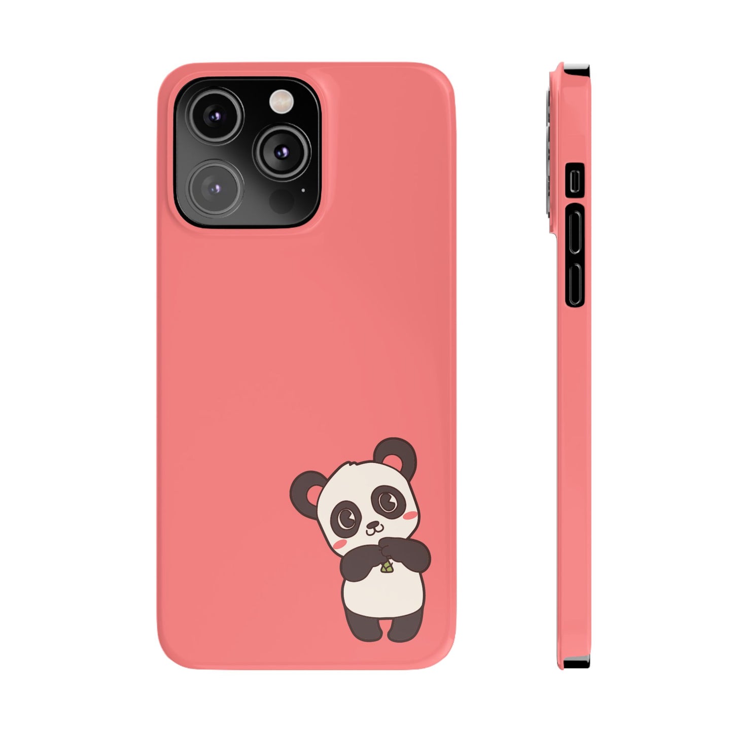 Cute Panda #36-Slim iPhone Cases