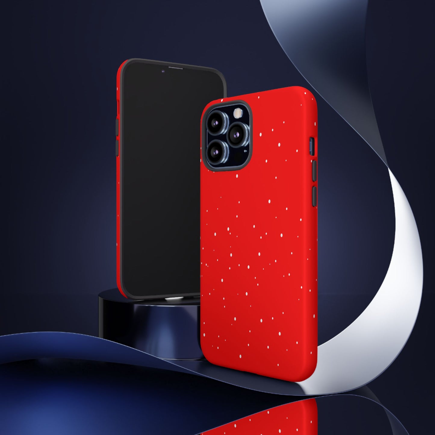 Snowy Red - Tough Cases iPhone Samsung Google Pixel