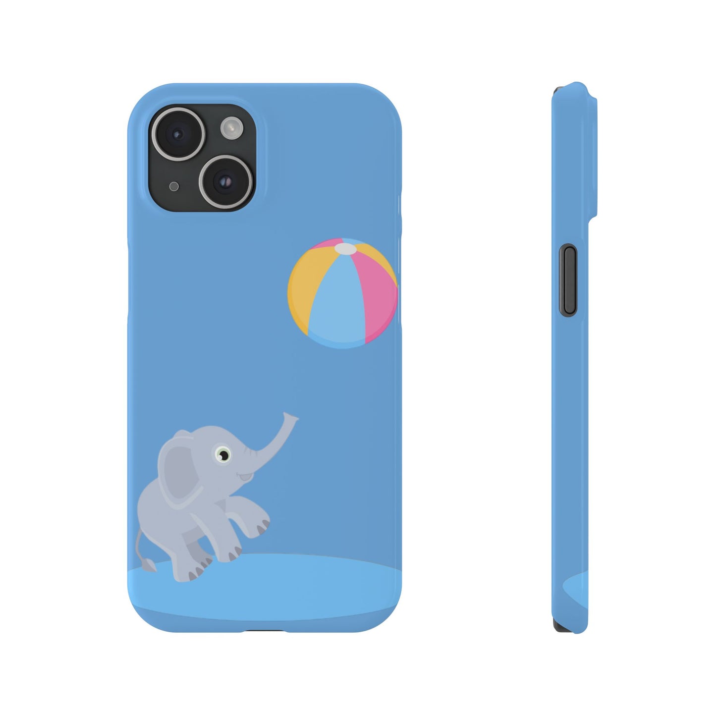 Playful Elephant-Slim iPhone Cases