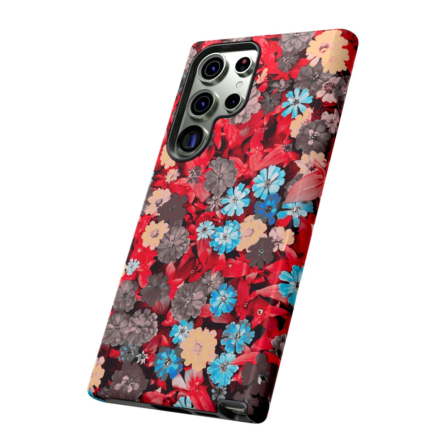 Lucid Flowers #23-Tough Cases iPhone Samsung Google Pixel