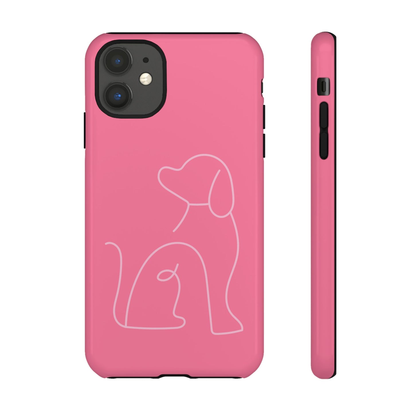 Pink Pup #10-Tough Cases iPhone Samsung Google Pixel