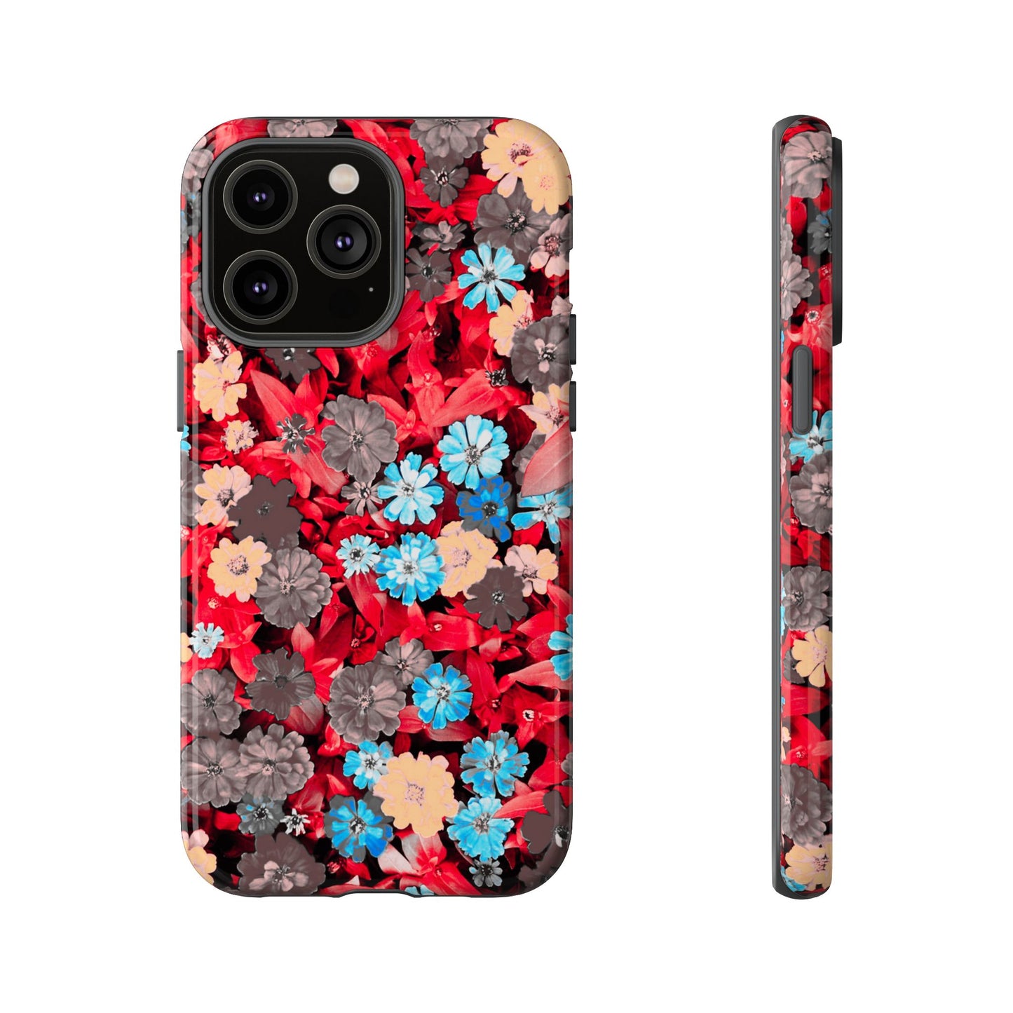 Lucid Flowers #23-Tough Cases iPhone Samsung Google Pixel