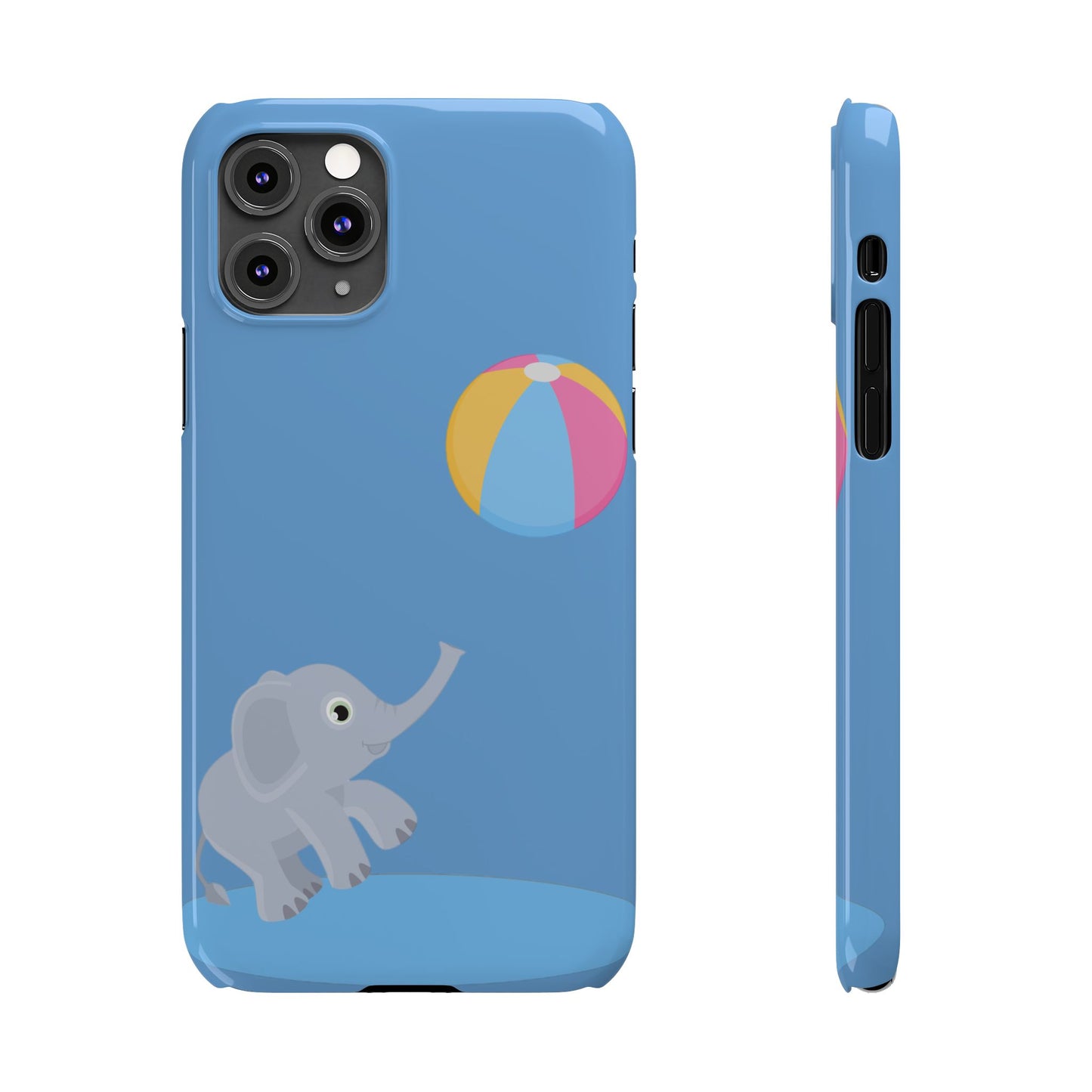 Playful Elephant-Slim iPhone Cases