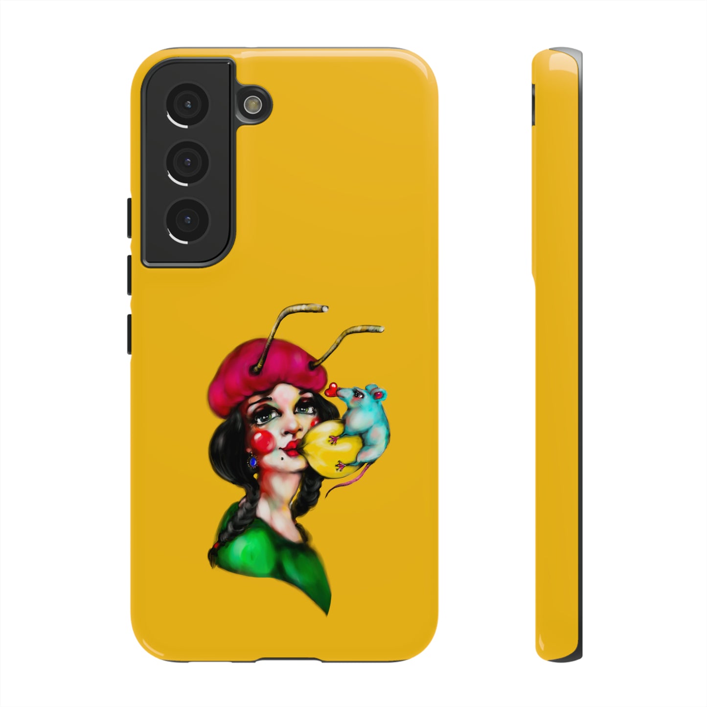 Design #211 Yellow BKG-Tough Cases