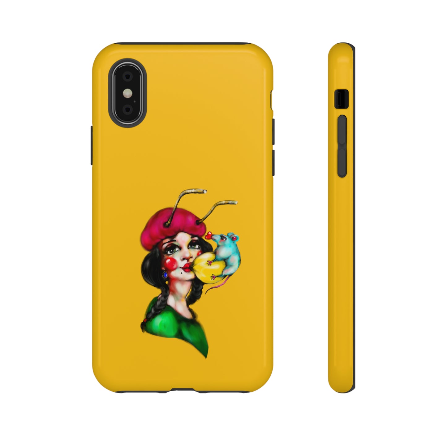 Design #211 Yellow BKG-Tough Cases