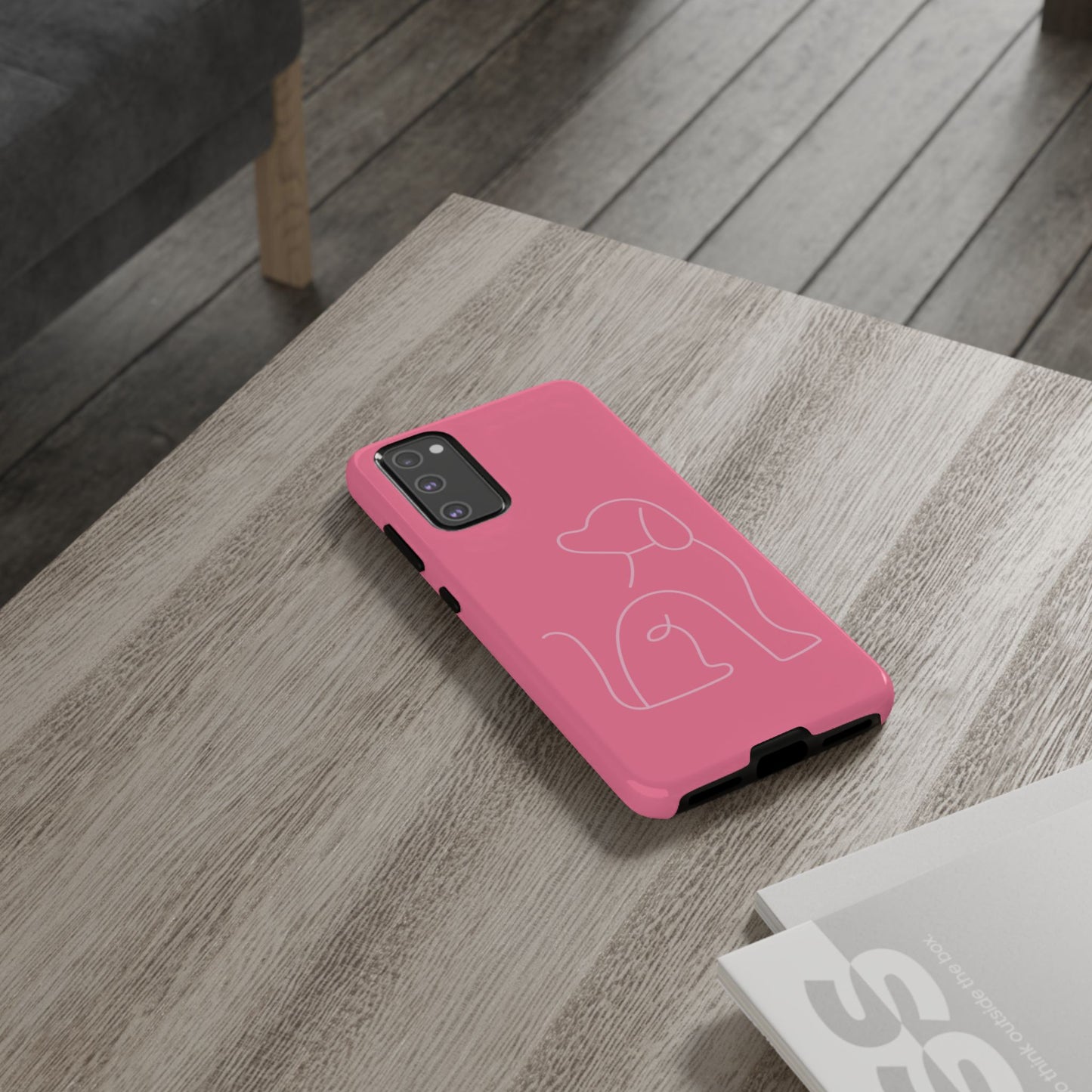 Pink Pup #10-Tough Cases iPhone Samsung Google Pixel