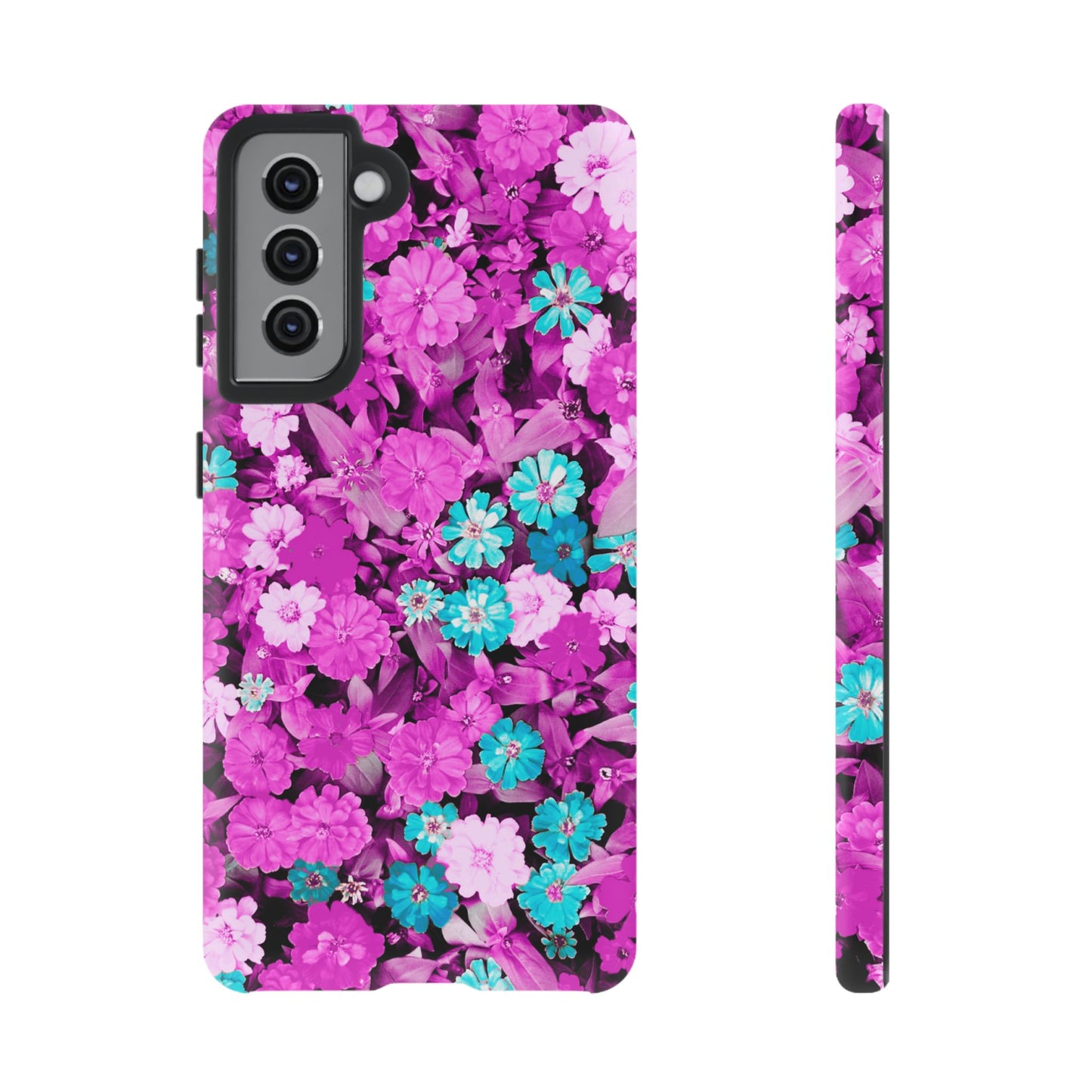 Lucid Flowers #22-Tough Cases iPhone Samsung Google Pixel