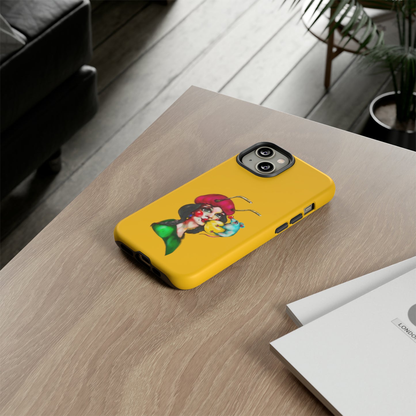 Design #211 Yellow BKG-Tough Cases