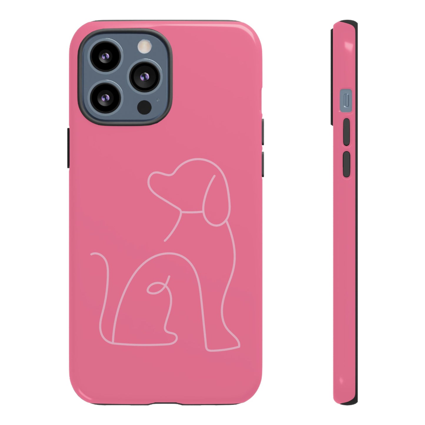 Pink Pup #10-Tough Cases iPhone Samsung Google Pixel