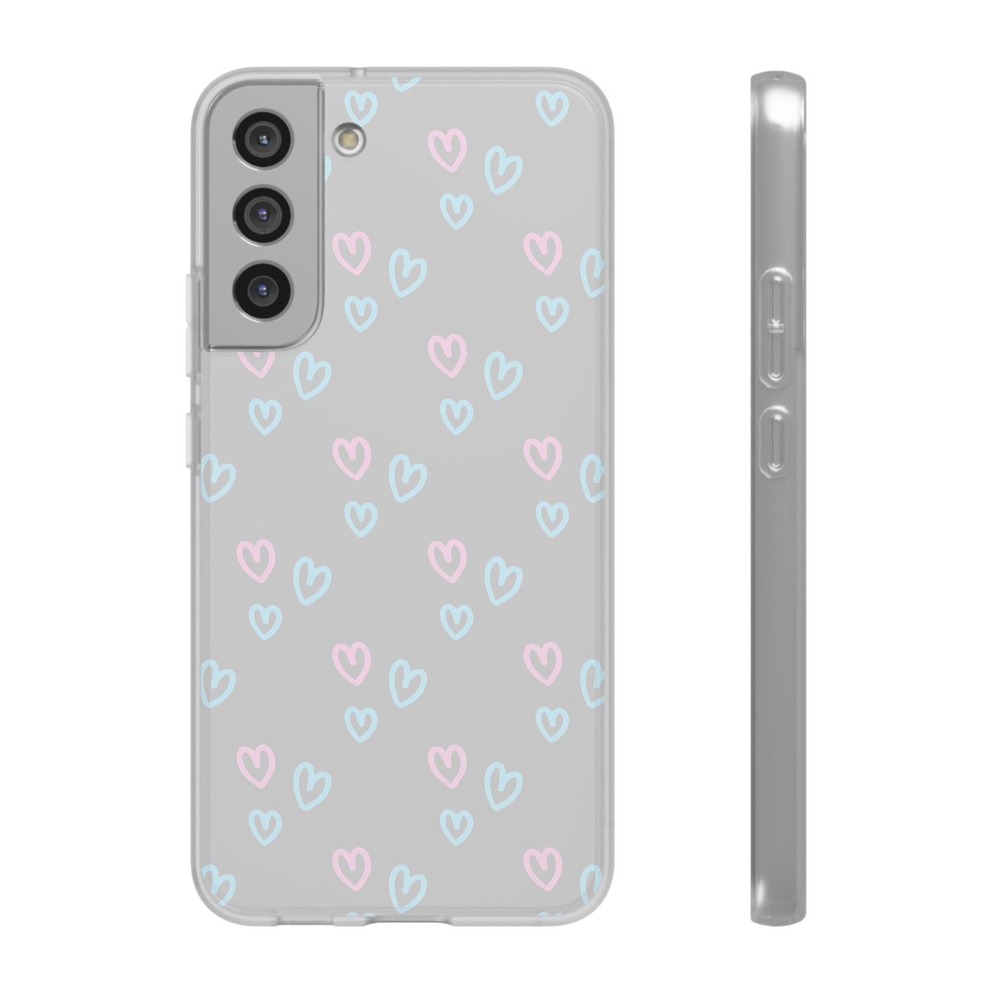 Sweetheart Shield Clear Flexi Cases iPhone Samsung Gift Packaging