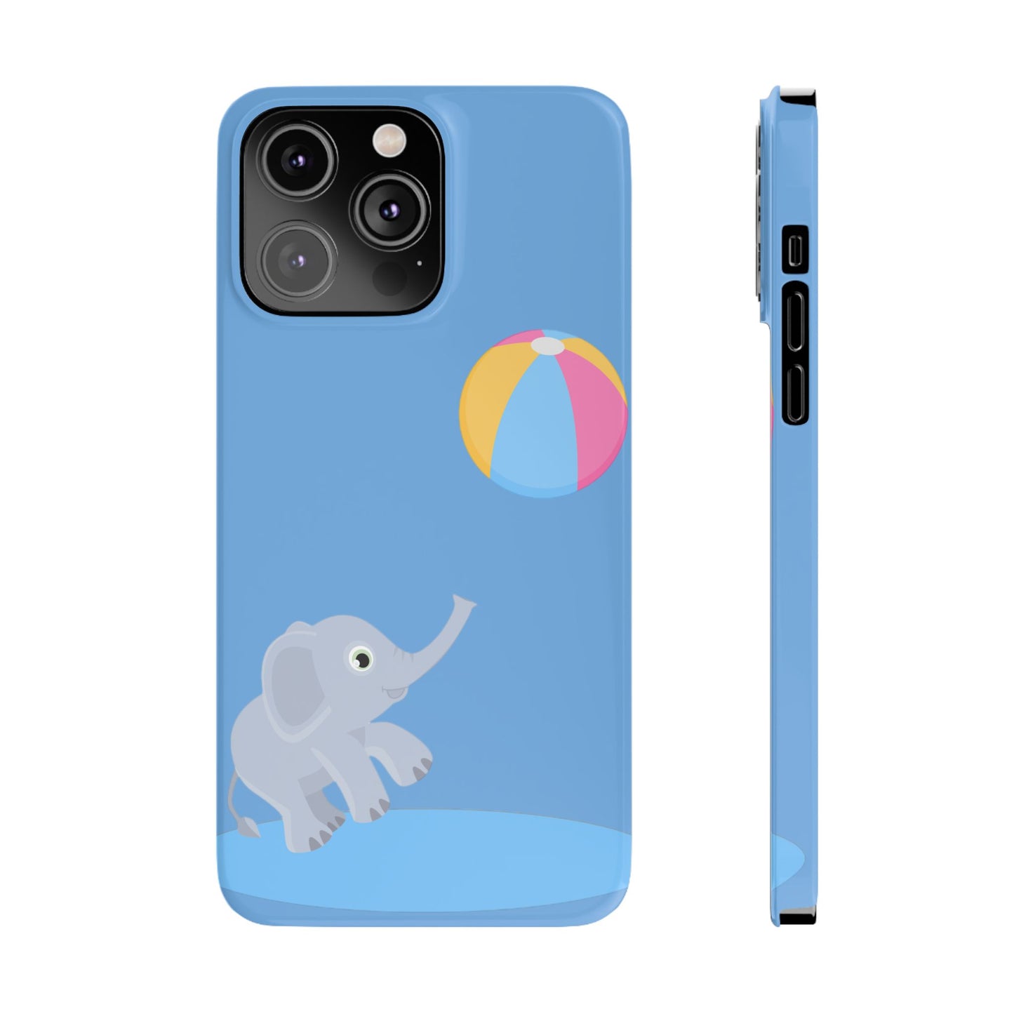 Playful Elephant-Slim iPhone Cases