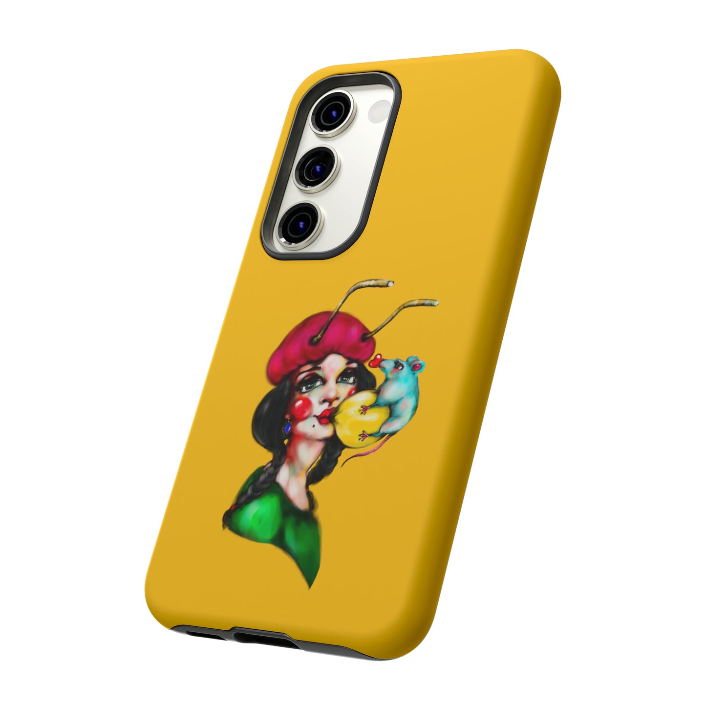 Design #211 Yellow BKG-Tough Cases