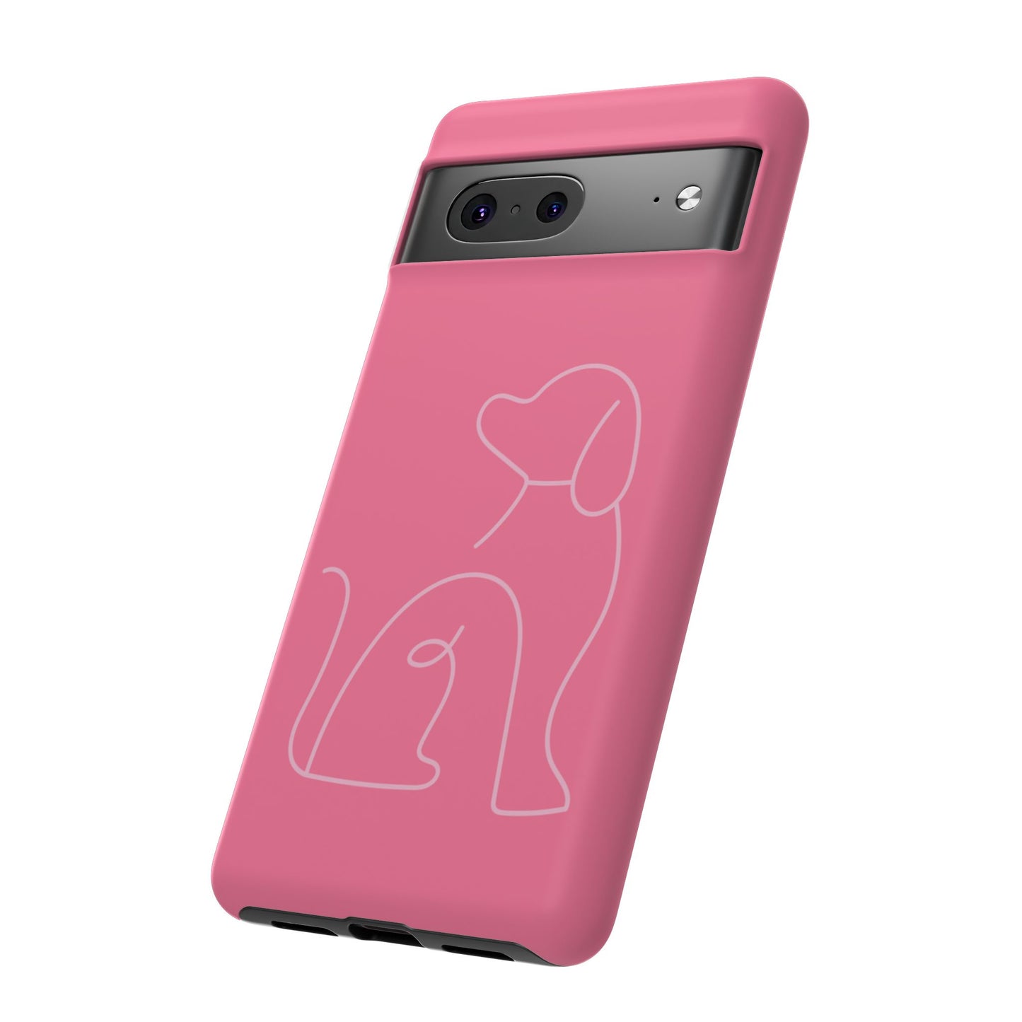 Pink Pup #10-Tough Cases iPhone Samsung Google Pixel