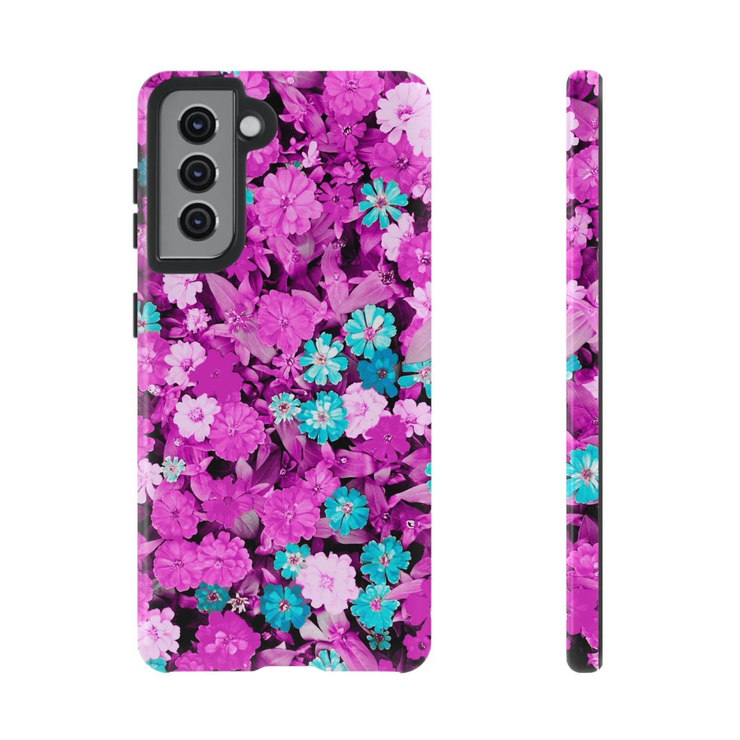 Lucid Flowers #22-Tough Cases iPhone Samsung Google Pixel