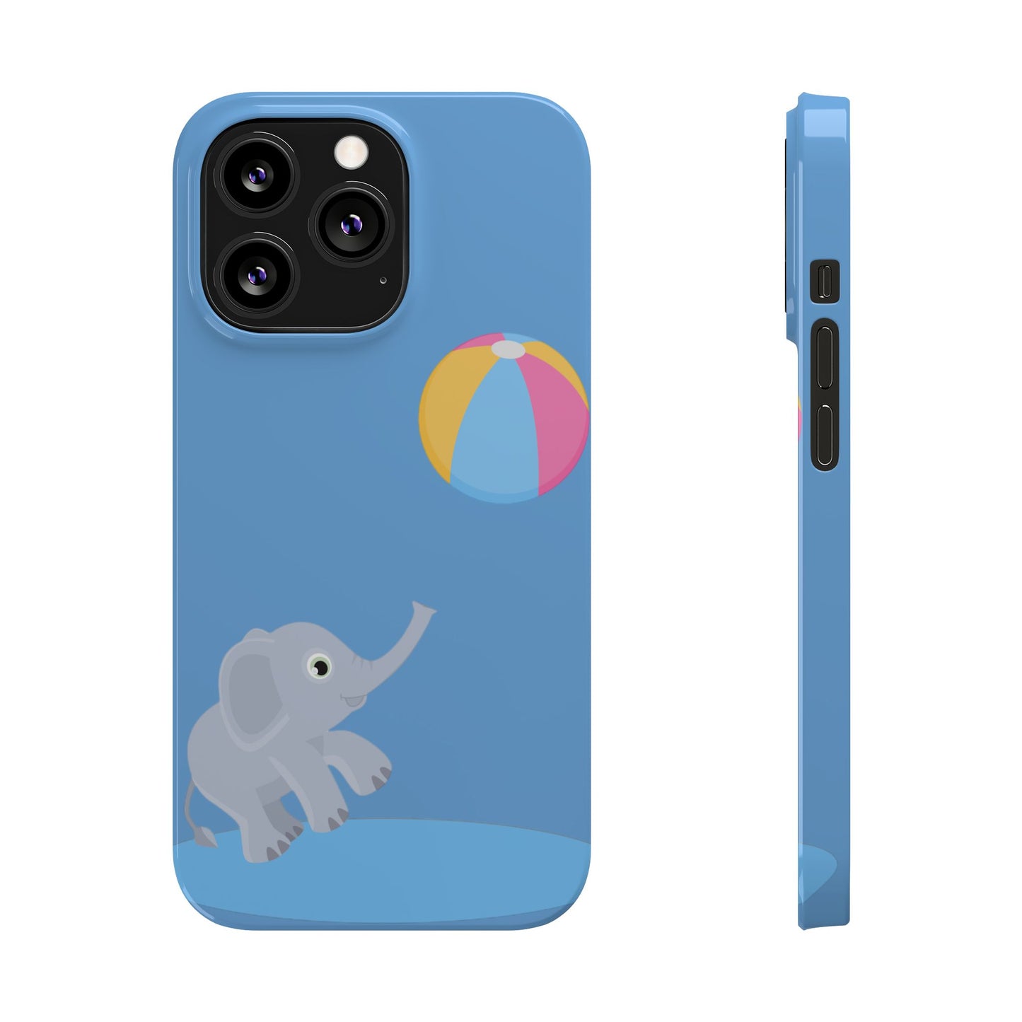 Playful Elephant-Slim iPhone Cases