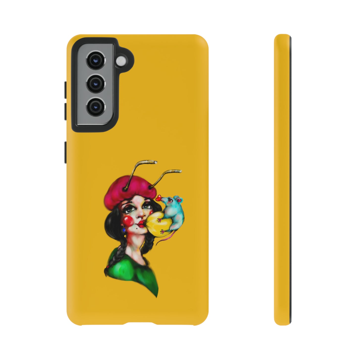 Design #211 Yellow BKG-Tough Cases