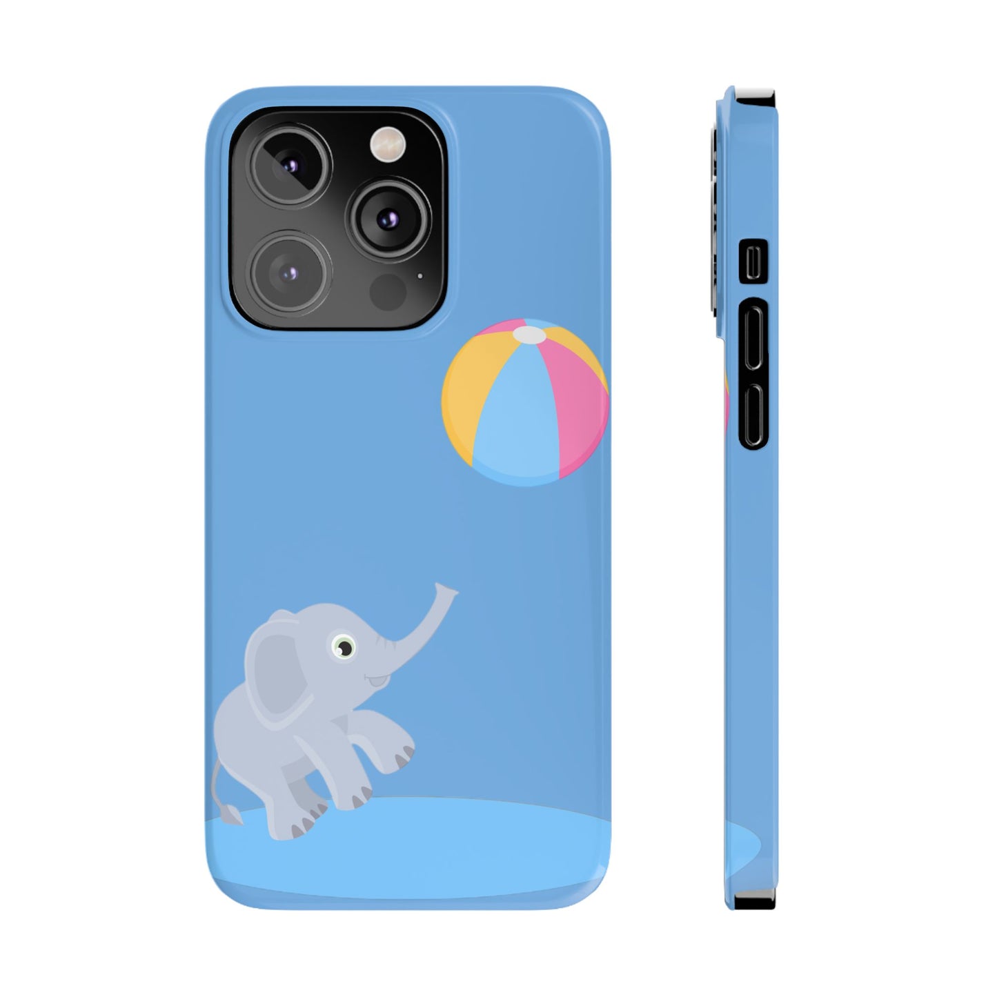 Playful Elephant-Slim iPhone Cases