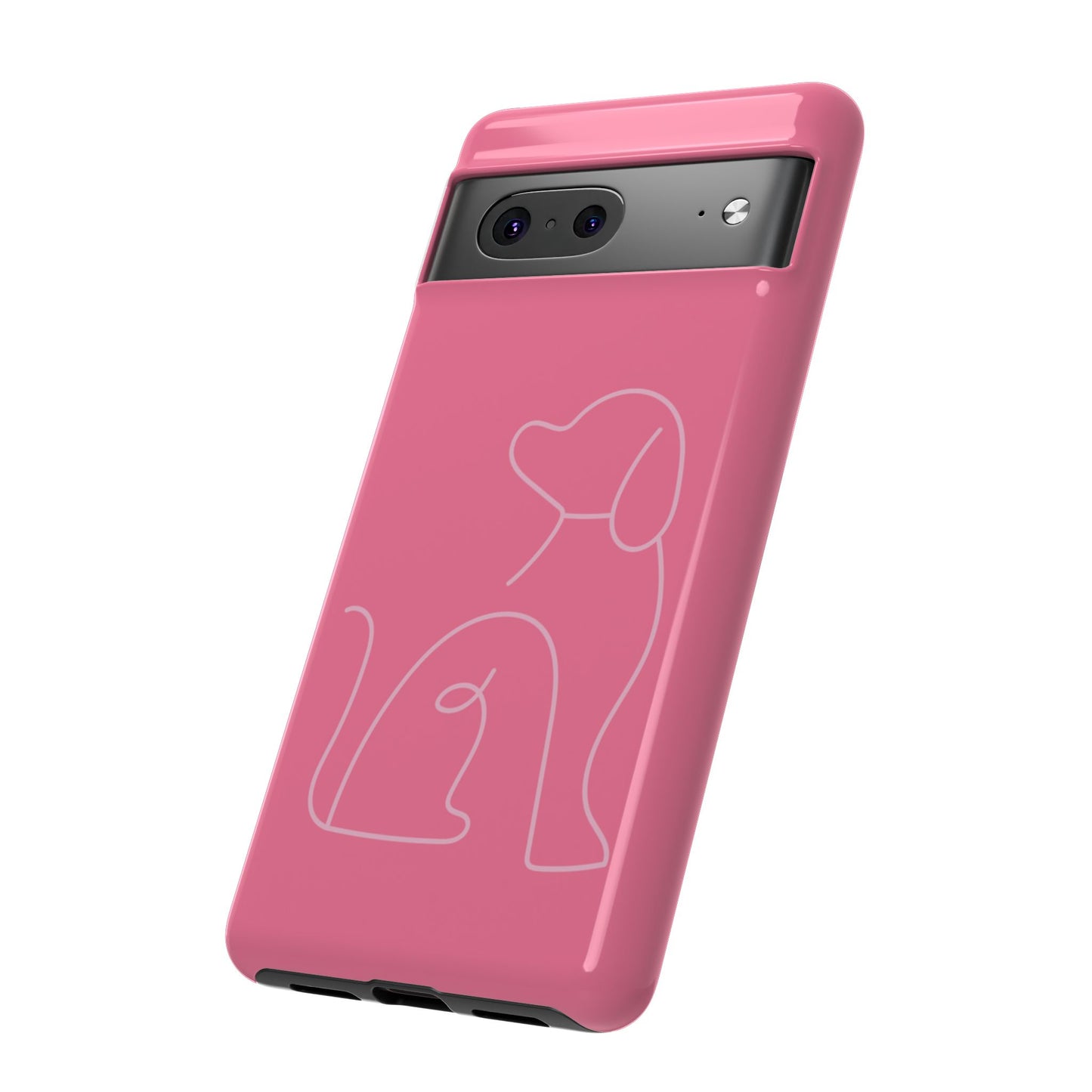 Pink Pup #10-Tough Cases iPhone Samsung Google Pixel