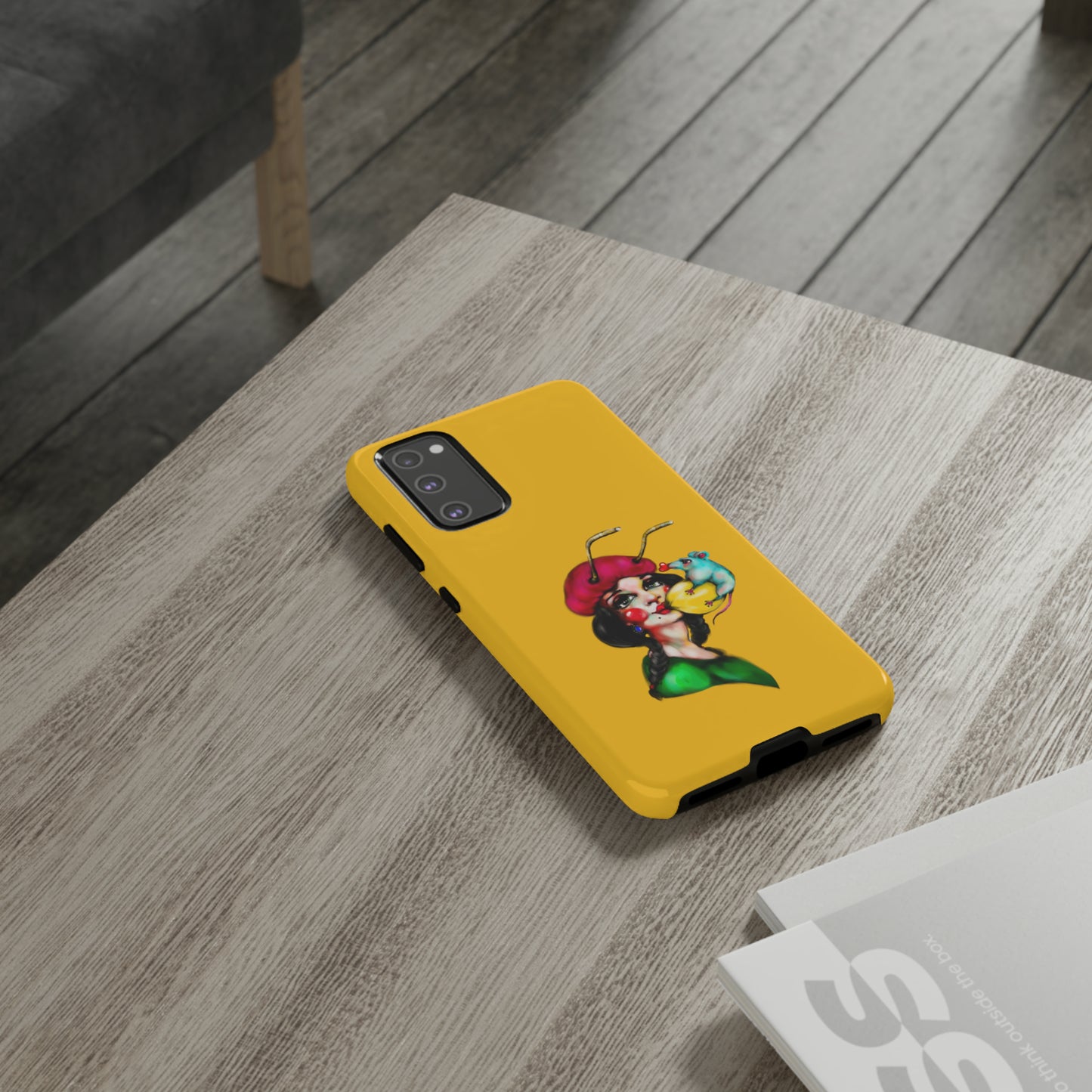 Design #211 Yellow BKG-Tough Cases