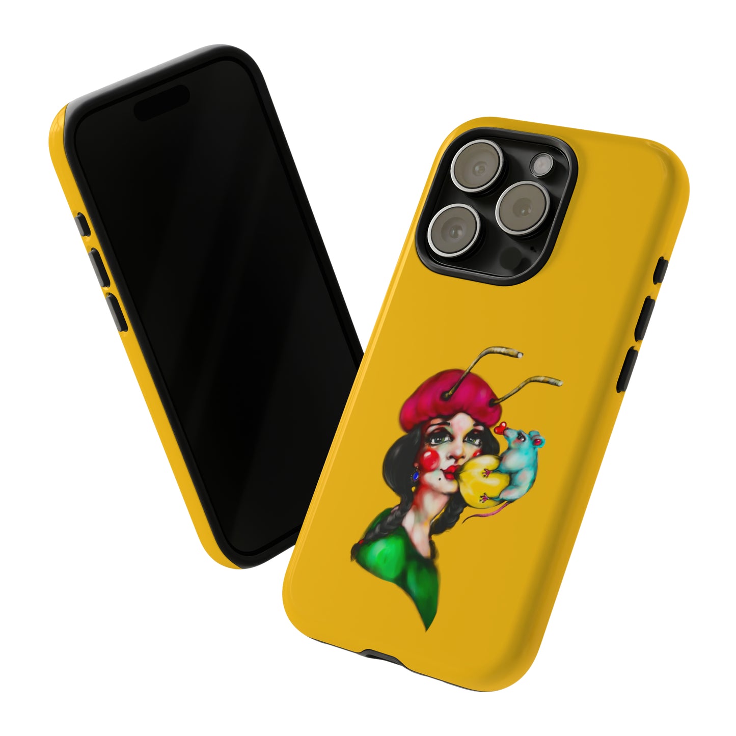 Design #211 Yellow BKG-Tough Cases