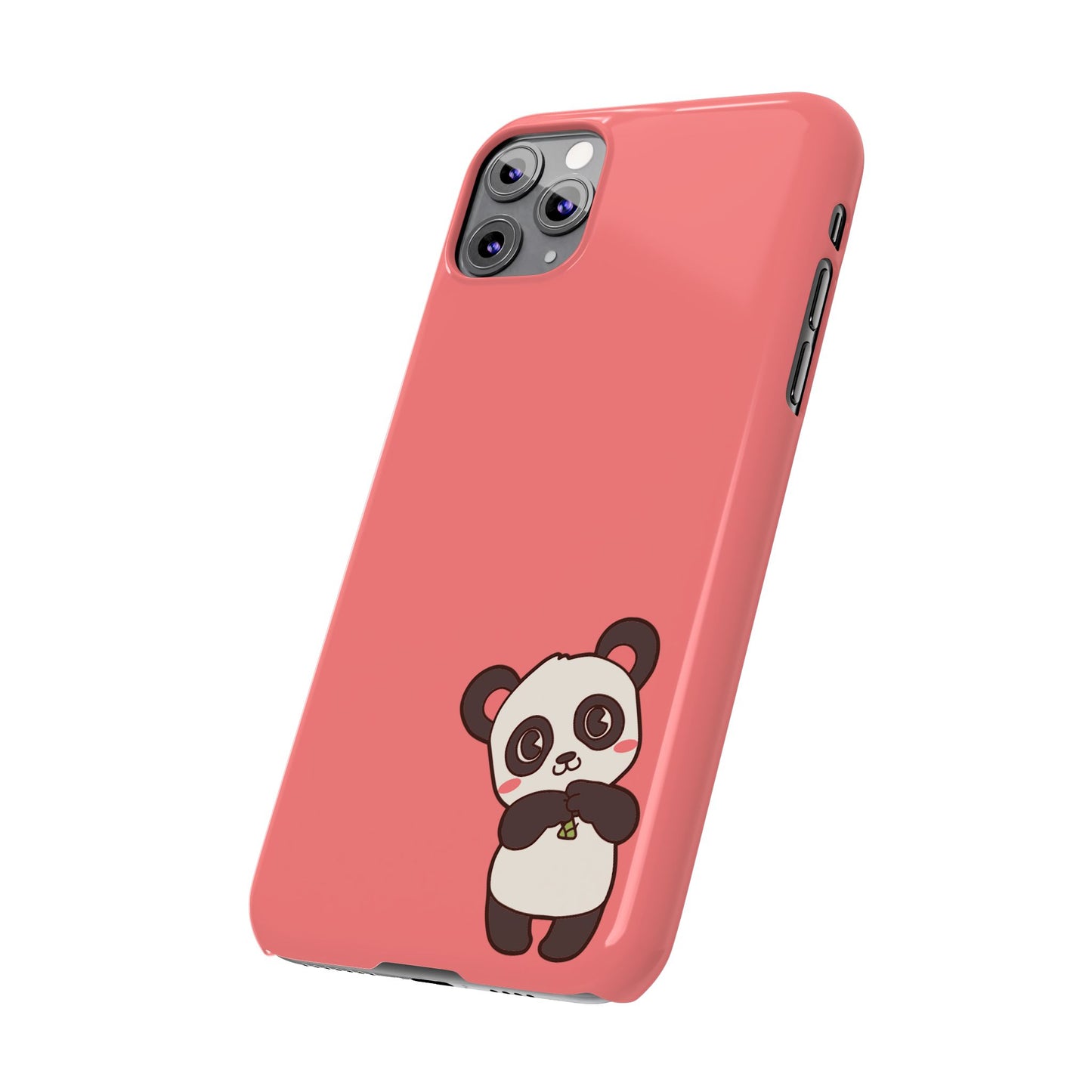 Cute Panda #36-Slim iPhone Cases